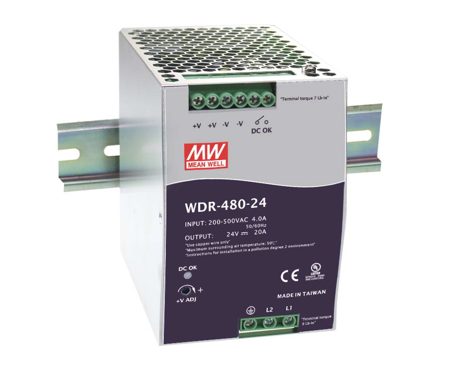 Источник питания MeanWell WDR-480-24