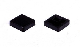 Колпачок квадратный "черный" для такт. кнопки DS1041-24KKAS (ан. SWT-9S*) Connfly DS1042-02 FK - DS1042-02 FK