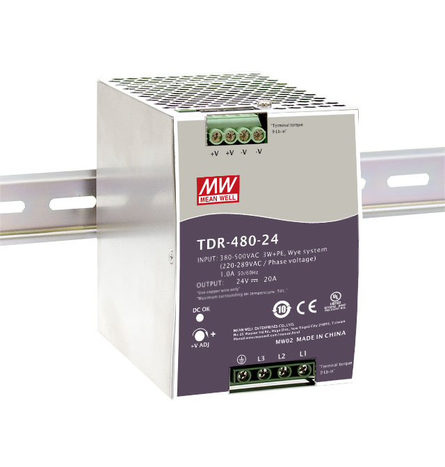 Источник питания MeanWell TDR-480-24