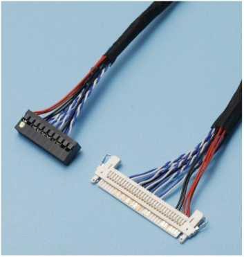 LVDS кабель SINOTECTRONICS LVDS-FI-RE51S-DF14-30P -500mm-JW