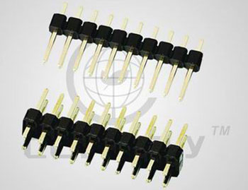 Штыри 2x12 конт. шаг 2.54 мм, верт. на пл. (3.0 мм/ 6.1 мм) (ан. PLD-24) Connfly DS1021-2*12 SF11 - DS1021-2*12 SF11