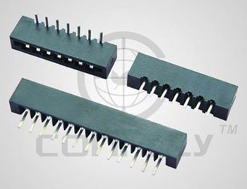 Разъем FPC 10 конт. шаг 2.54 мм LIF, вертик. на плату (ан. FB-10) Connfly DS1020-10 ST1D - DS1020-10 ST1D