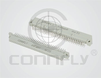Раз-м DIN-41612 64 к. (2x32)"вил." ш.2.54мм, угл. на пл., п.к.ч.3u" (ан.612B-64M*) Connfly DS1118-64 MCR23 - DS1118-64 MCR23