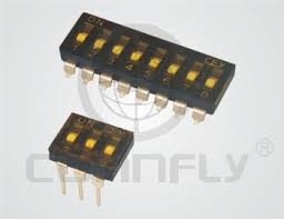 DIP-переключ. 4 поз. шаг 2.54 мм, SMT (ан. SWD4-4*/DT-04* с выступ.движк.) Connfly DS1040-01-4 SBWB - DS1040-01-4 SBWB