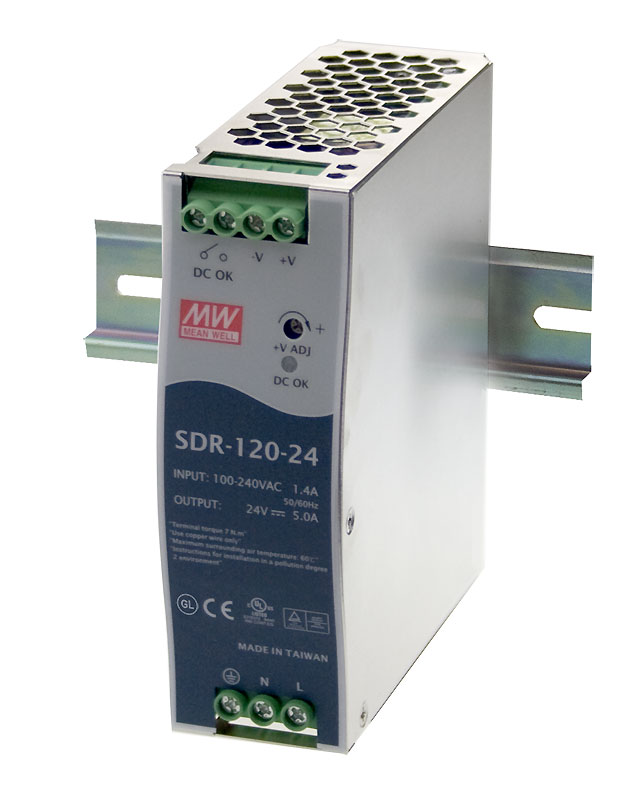 Источник питания MeanWell SDR-120-24