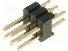 Штыри 2x5 к. ш.1.27 мм, верт. на пл. (2.1/ изол. 2.0/ 3.7 мм) (ан.PLLD1.27-10*) Connfly DS1031-06-2*5 P8BV41 - DS1031-06-2*5 P8BV41