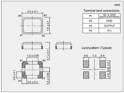 TCXO генератор NDK NT2016SA-16.369M-NSA34 78A