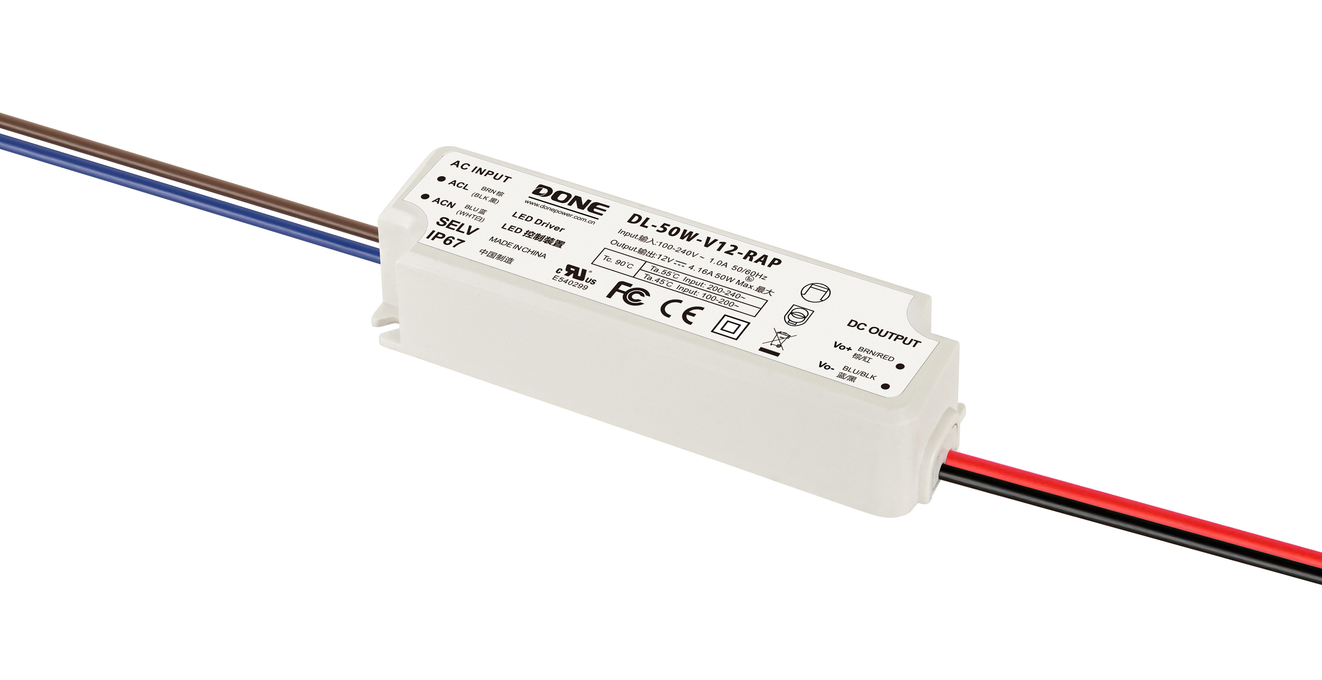 Источник питания DONE_Electronic DL-50W-V12-RAP