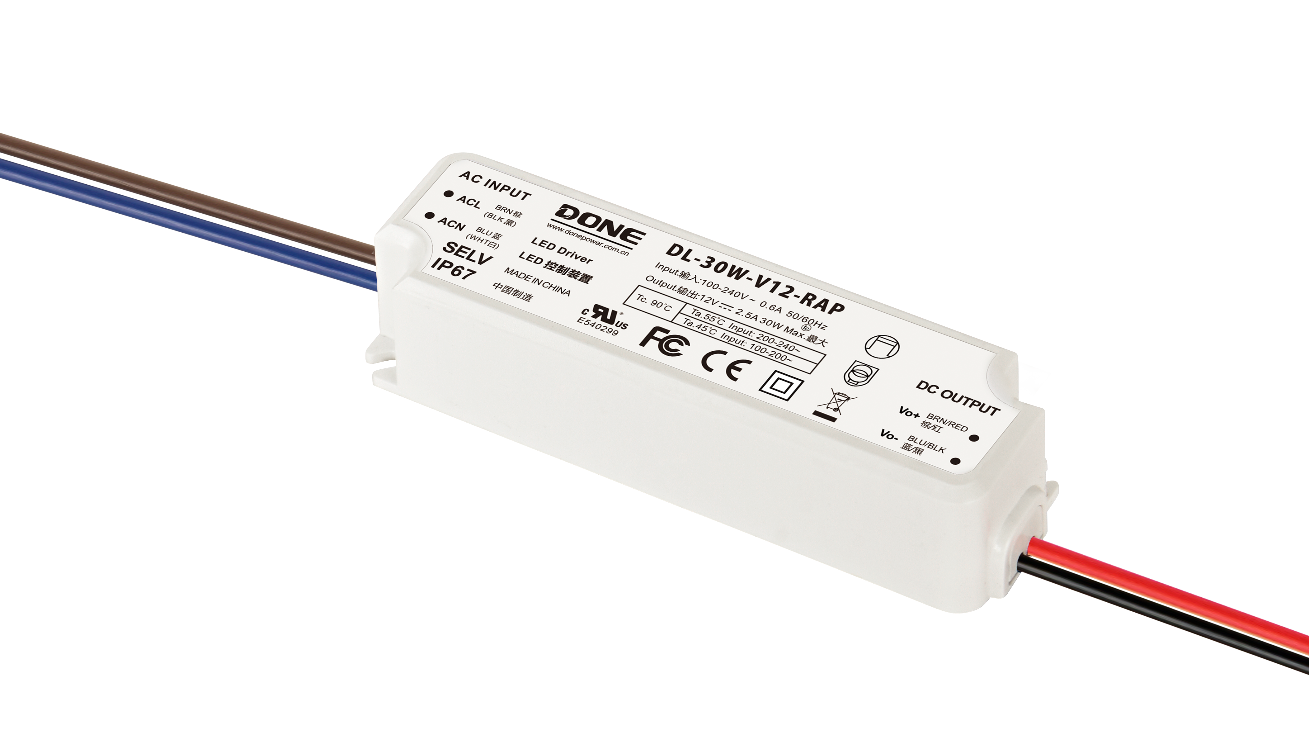 Источник питания DONE_Electronic DL-30W-V12-RAP