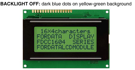 FordataElectronics FC1604A04-FSWYBW-91LR