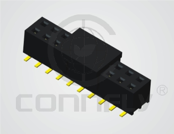 Разъем "гнездо" 10 конт. (2x5) ш. 2.00 мм, SMT на пл., из.4.3 мм (ан. PBD2-10S*) Connfly DS1026-09-2*5 S8BSXBX - DS1026-09-2*5 S8BSXBX