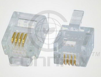 Вилка 4P4C (4 конт.), для телеф. трубки (ан. TP-4P4C*) Connfly DS1121-P40T