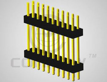 Штыри 2x4 конт. шаг 2.00 мм, межплатн. (3.0/ 9.0/ 4.0 мм) (ан. PLHD2-8*) Connfly DS1030-02-2*4 P8BVB7 - DS1030-02-2*4 P8BVB7